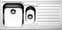 Apell VE1002IRBC Lavello Cucina Incasso 1 Vasca e 12 Gocciolatoio 100 cm Inox