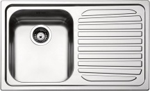 Apell VE791ILBC Lavello Cucina Incasso 1 Vasca Gocciolatoio 79 cm Acciaio Inox