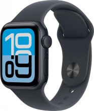 Apple MEH94QLA Watch SE 3 GPS 40 mm in Alluminio Mezzanotte con Sport Band Mezzanotte SM