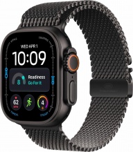 Apple MJAV4QLA Watch Ultra 4 GPS + Cellular 49 mm in Titanio con Loop in Titanio Nero M