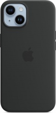 Apple MPRU3ZMA Custodia MagSafe in silicone per iPhone 14 Mezzanotte