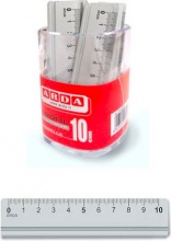 Arda 17910BAR Confezione 15 Righelli Alluminio Baratt.10Cm
