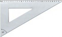 Arda 18132 Squadra 60� 30 cm Alluminio