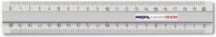 Arda 18420A Doppiodecimetro 20 cm 200 mm Alluminio Argento