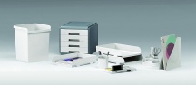 Arda 8111B Portapenne Blu Bianco Lucido