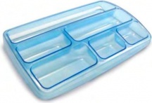 Arda TR3110BLU Tray Portaoggetti Azz Trasparente