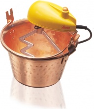 Ardes 248 Paiolo slow mixer Paiolo Rame Elettrico con Fondo Piatto 248 Paiolo
