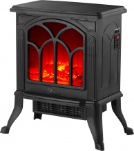 Ardes AR354 Camino Caminetto Elettrico Moderno effetto fiamma 1500W Nero  Junior