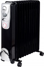 Ardes AR4R11BTE Radiatore Termosifone Elettrico Olio 11 Elementi 2500 watt Nero