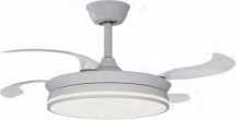 Ardes AR5PL92 Ventilatore da Soffitto 6 Velocit� Luce LED e Telecomando Bianco