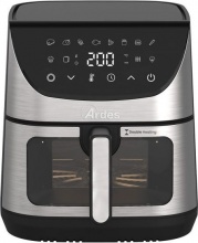 Ardes ARFRYA14DR Friggitrice ad Aria 8L 1600 Watt Nero e Inox  FRIGGISANA SUPREME
