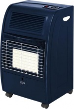 Argo 191430064 Stufa a Gas Bombola GPL Infrarossi Portatile 4.2 kW Blu  SOL NIGHT