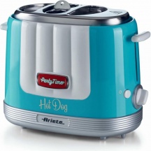 Ariete 00C020601AR0 Macchina per Hot Dog Potenza 650W Azzurro Hot Dog Maker Party 206