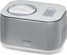 Ariete 00C064400AR0 Gelatiera con Compressore 1 Litro 100 Watt Inox 644 Gran Gelato 4in1