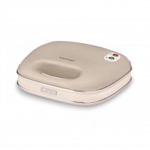 Ariete 00C196303AR0 Tostapane Piastra Antiaderente 750 Watt Beige 1963 Sandwich Maker Vintage
