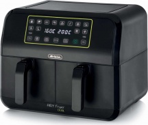 Ariete 462300 Friggitrice ad Aria 8 lt Potenza 1700W con Doppio Cestello Nero