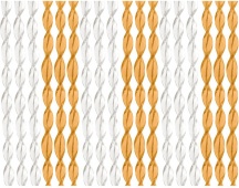 Arisol 376 120 230 4 SARA Tenda esterno Cristallo e Avana 120 cm