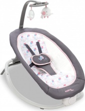 Asalvo 18885 Bouncer Fold Birds - Sdraietta Neonato Elettrica Max 9Kg Altalena Pink