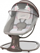 Asalvo 19653 Bouncer and Swing Kahlo Sdraietta Neonato Elettrica Max 9Kg Stone
