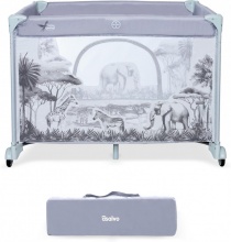 Asalvo 22448 Box per Bambini Recinto Neonato Pieghevole Selva - Square
