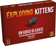 Asmodee 7605 Exploding Kittens Gioco da Tavolo di Carte per Bambini da 7+ Anni