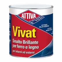 Attiva 711187029 Smalto Sintetico 0.750 316 Nero Vivat