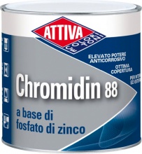 Attiva 75321 014 Antiruggine lt 0,5 Arancio Chromidin 88