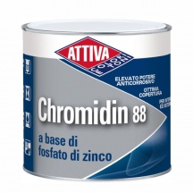 Attiva 75321 014 Antiruggine lt 2.5 Arancio Chromidin 88