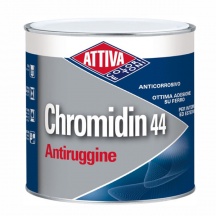 Attiva 77533 0080 Antiruggine lt 2.5 Rosso Ossido Chromidin 44