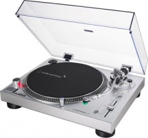 Audio Technica AT-LP120XUSBSV Giradischi a Trasmissione diretta servomotore CC Argento ATLP120X