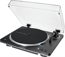 Audio Technica AT-LP70XBTBS Giradischi con Trasmissione a Cinghia NeroArgento