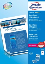 Avery 1298 Risma Carta Fotografica A4 200 Fogli Lucida Bianco Premium Colour