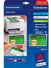 Avery C32025-25 Biglietti da Visita 85x54 mm Confezione 10 fogli  100 pezzi