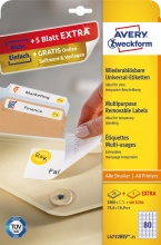 Avery L4732REV-25 Etichetta Per Stampante Bianco