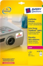 Avery L6140-20 Etichette Super Aderenti 45.7x25.4