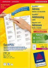 Avery L7161-100 Etichetta Per Corrispondenza Bianco