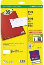Avery L7651-25 Etichette Mini Indirizzo 38.1x21.2 Singolo