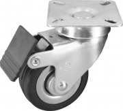 Avo 21185 Ruota per Mobili 160 Bis � 60 con Piastra  Freno Pezzi 8