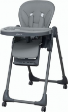 Aziamor AZ1023-GRI Belly - Seggiolone Pappa 6-36 Mesi Poggiapiedi Regolabile Grigio