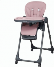 Aziamor AZ1023-ROS Belly - Seggiolone Pappa 6-36 Mesi Poggiapiedi Regolabile Rosa