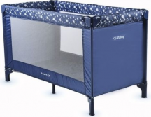 Aziamor AZ111-BLU Lettino Neonato da Campeggio Pieghevole + Borsa Blu - Basic