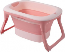Aziamor AZ6102-ROS Splash&Go - Vaschetta Bagnetto Neonati Pieghevole Rosa