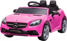 Aziamor AZ704-ROS Macchina Elettrica Bambini 3-6 Anni Telecomando Rosa - Mercedes SLC300