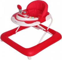 Aziamor AZ806-RSS Dodo - Girello Prime Attivit� per Bambini Altezza regolabile Rosso