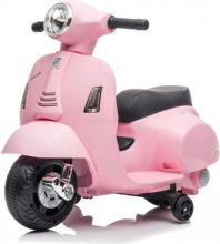 Aziamor AZH1-ROS Moto Elettrica per Bambini 18+ Mesi Max 25Kg Rosa Vespa Piaggio