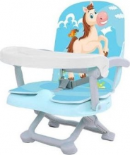 Aziamor GNAMMY PONY AZZURRO Gnammy Alzasedia Rialzo Sedia Universale 6-36 Mesi Richiudibile Azzurro