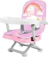 Aziamor GNAMMY UNICORNO ROSA Gnammy - Alzasedia Rialzo Sedia Universale 6-36 Mesi Richiudibile Rosa