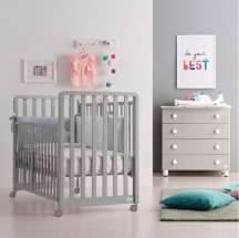 Azzurra Design GLAMGRIGIO+PIUMONE GRGIO STELLE Lettino Culla Neonato Evolutiva Piumone Glam Gri. Grigio Glam 1�9