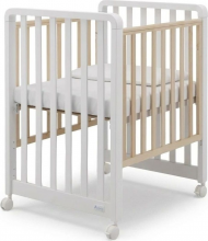 Azzurra Design LTGLAMBN + PIUMONE LUCE AVANA Lettino Culla Neonato Evolutiva + Piumone Avana BcoNat Glam 1�9