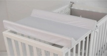 Azzurra Design MTFSGLAMBN Glam - Fasciatoio Neonato Bordo rialzato Mobile fasciatoio Bianco